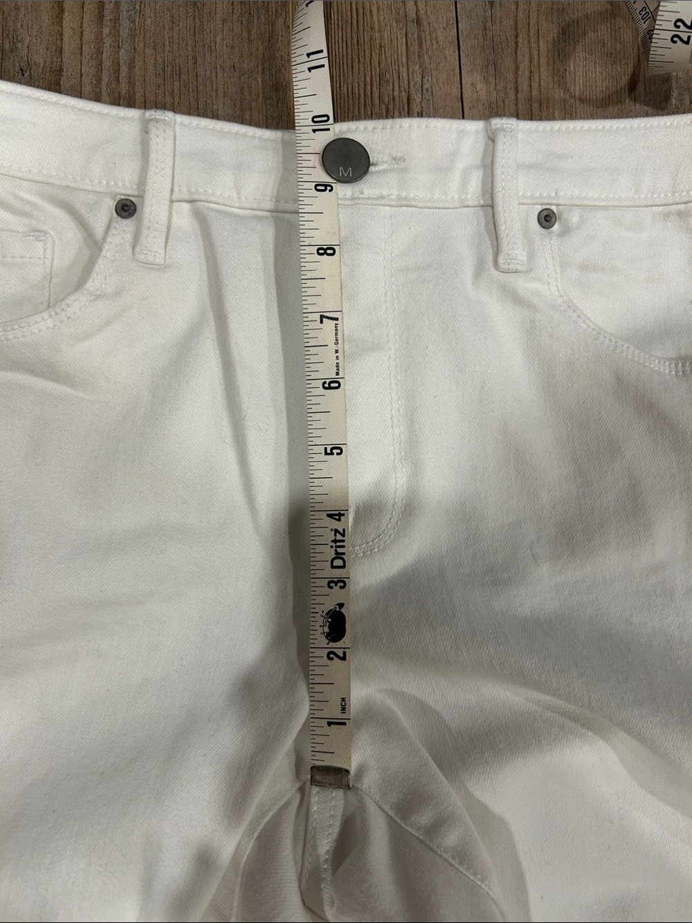 White High-Waist Skinny Jeans from Target Size 10 - Picture 9 of 11